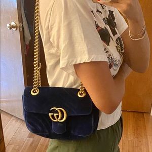 GG Marmont Velvet Mini bag